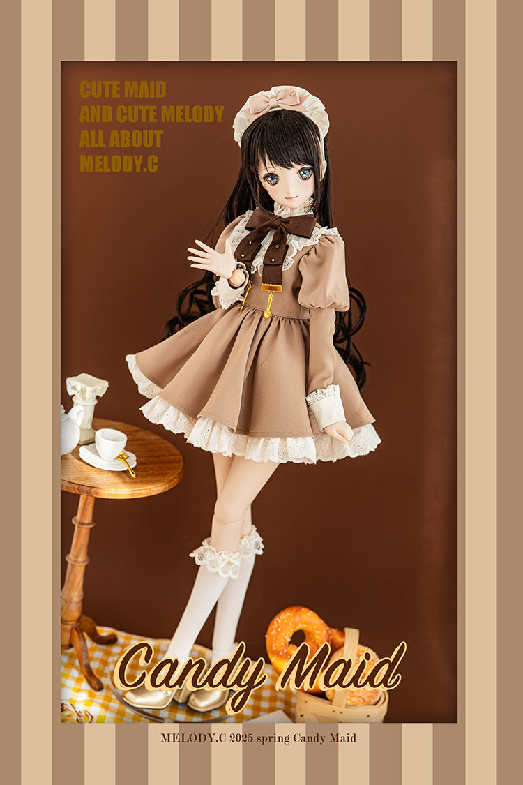 【SD/DD~SD16girl】 Candy Maid one-piece set short ver.