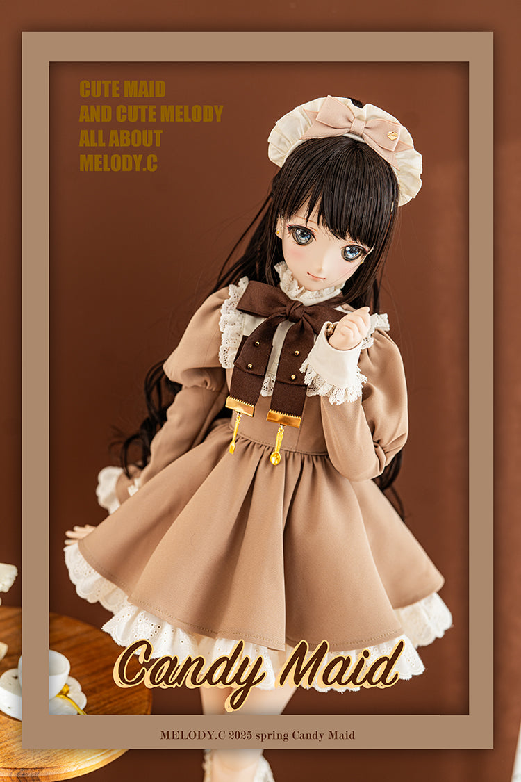 【SD/DD~SD16girl】 Candy Maid one-piece set short ver.