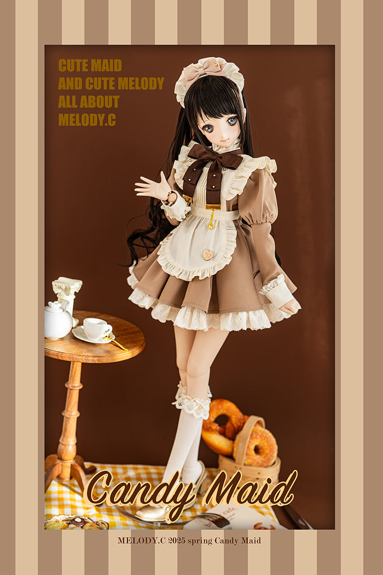 【SD/DD~SD16girl】 Candy Maid one-piece set short ver.