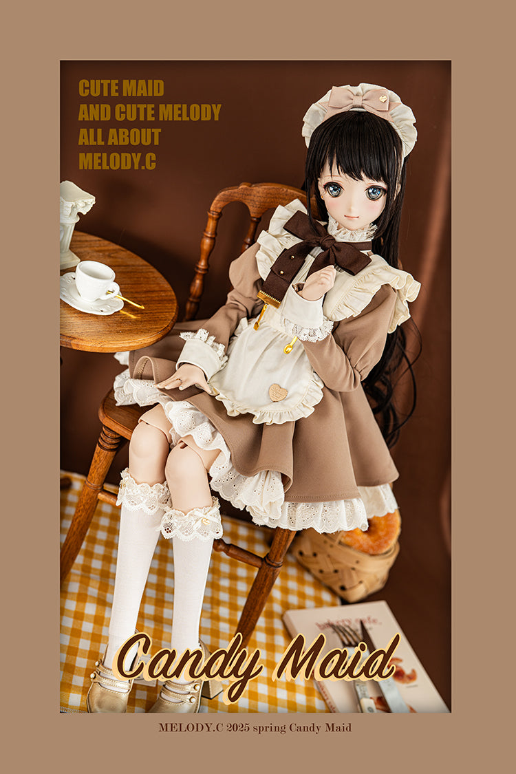 【SD/DD~SD16girl】 Candy Maid one-piece set short ver.