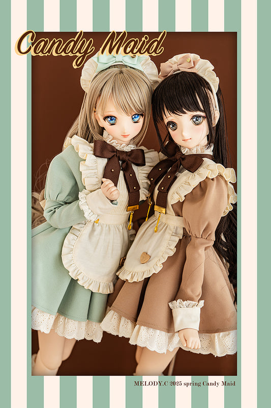 【SD/DD~SD16girl】 Candy Maid one-piece set short ver.