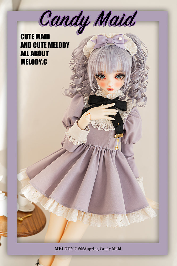 【SD/DD~SD16girl】 Candy Maid one-piece set short ver.