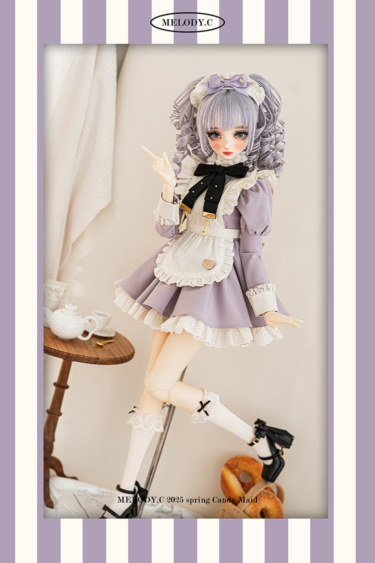 【SD/DD~SD16girl】 Candy Maid one-piece set short ver.