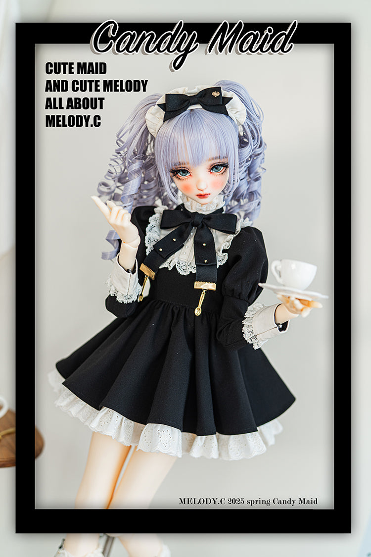 【SD/DD~SD16girl】 Candy Maid one-piece set short ver.