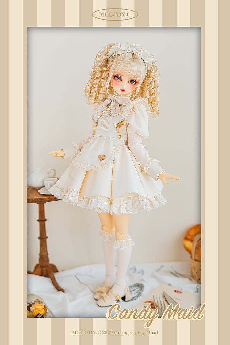 【SD/DD~SD16girl】 Candy Maid one-piece set short ver.