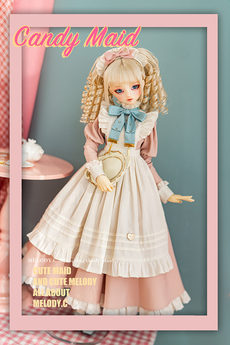 【SD/DD~SD16girl】 Candy Maid one-piece set long ver.