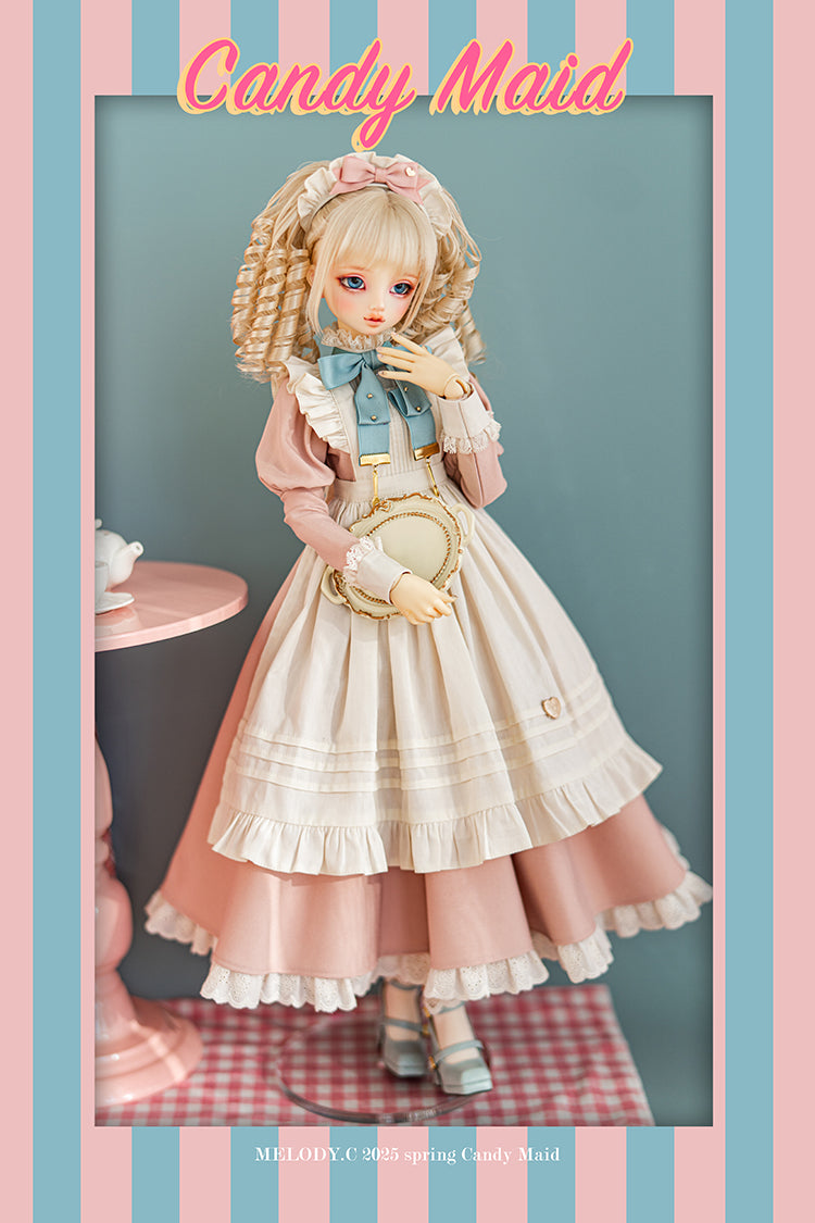 【SD/DD~SD16girl】 Candy Maid one-piece set long ver.