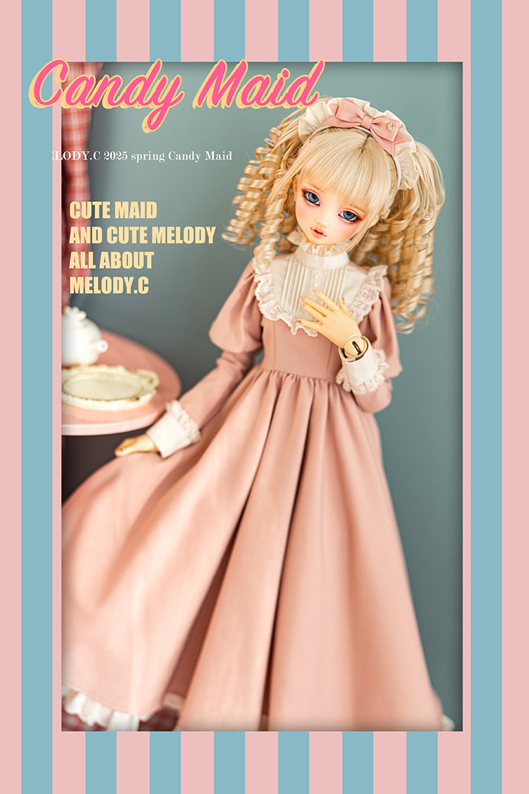 【SD/DD~SD16girl】 Candy Maid one-piece set long ver.