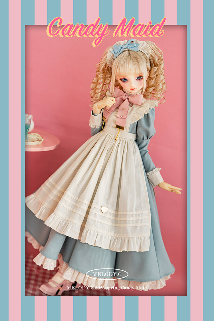 【SD/DD~SD16girl】 Candy Maid one-piece set long ver.