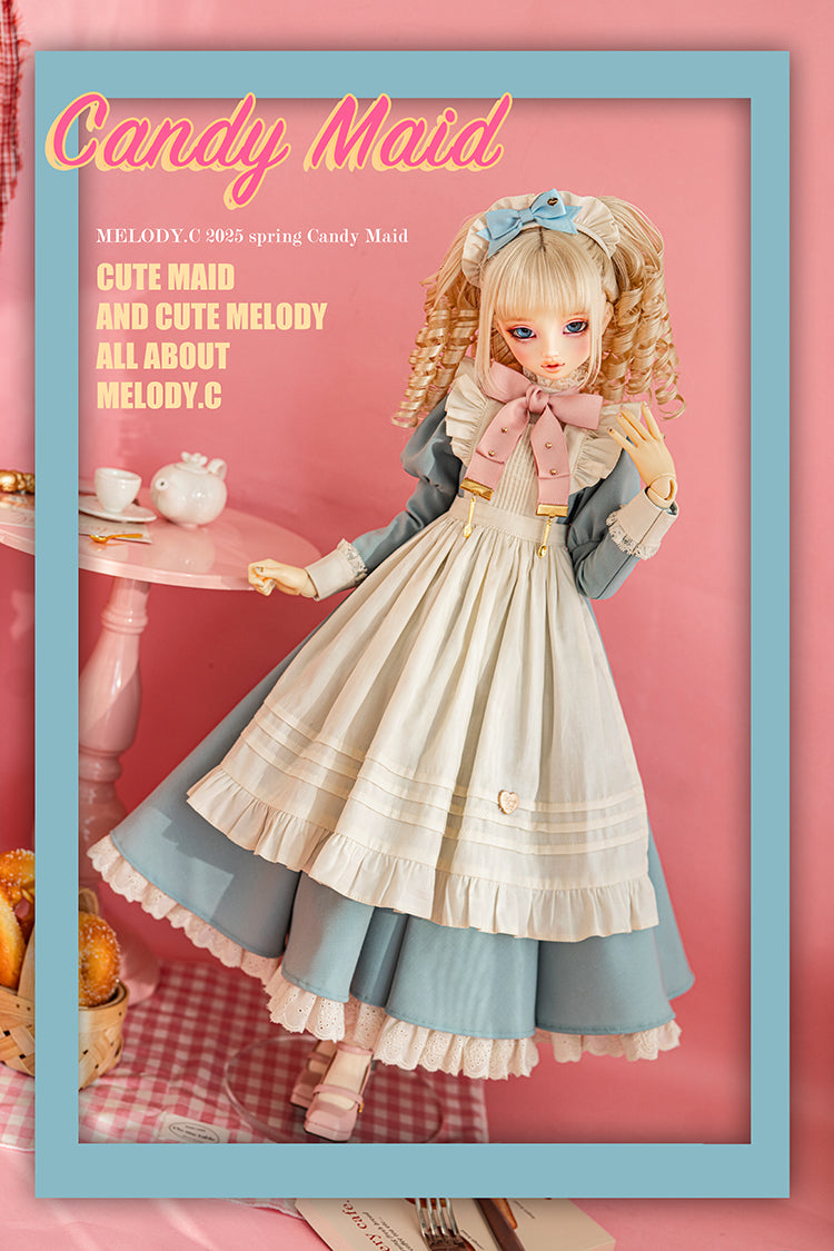 【SD/DD~SD16girl】 Candy Maid one-piece set long ver.