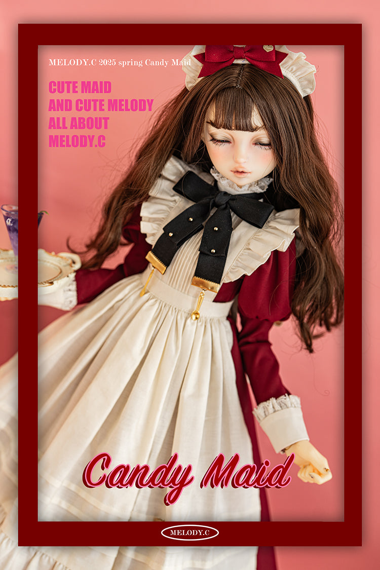 【SD/DD~SD16girl】 Candy Maid one-piece set long ver.