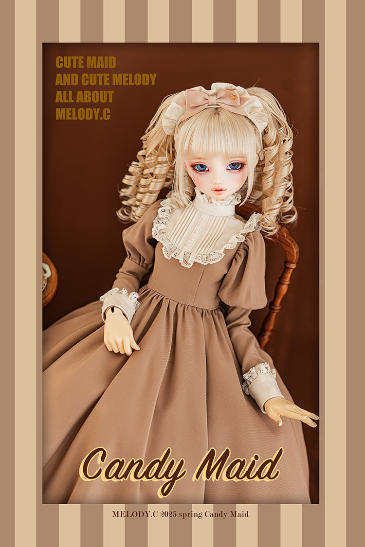 【SD/DD~SD16girl】 Candy Maid one-piece set long ver.