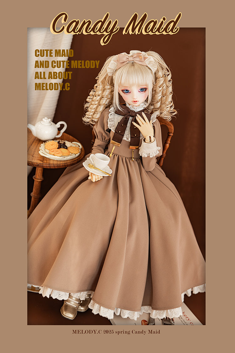 【SD/DD~SD16girl】 Candy Maid one-piece set long ver.