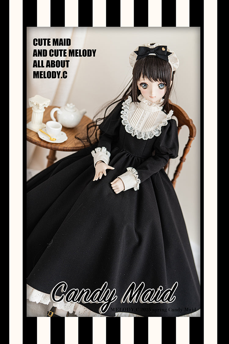 【SD/DD~SD16girl】 Candy Maid one-piece set long ver.