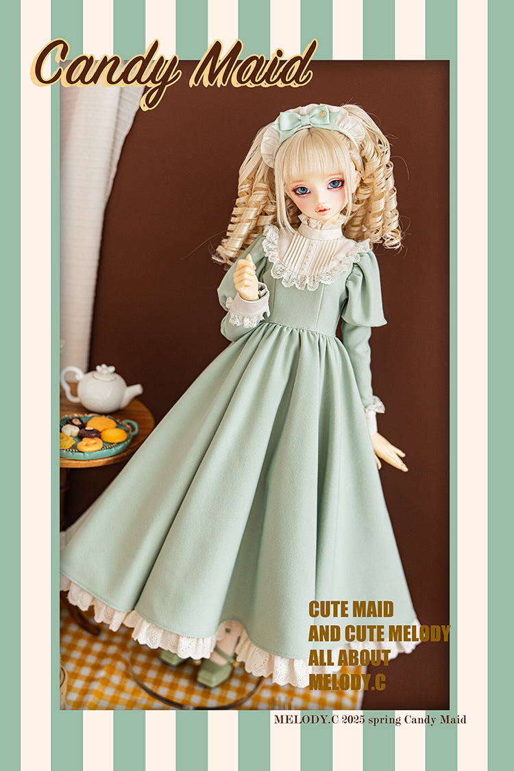 【SD/DD~SD16girl】 Candy Maid one-piece set long ver.