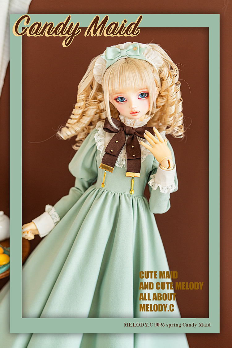 【SD/DD~SD16girl】 Candy Maid one-piece set long ver.