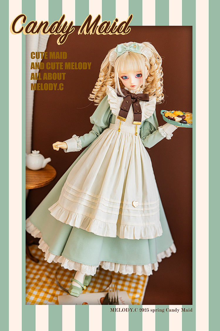 【SD/DD~SD16girl】 Candy Maid one-piece set long ver.