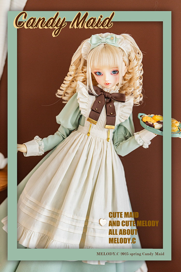 【SD/DD~SD16girl】 Candy Maid one-piece set long ver.