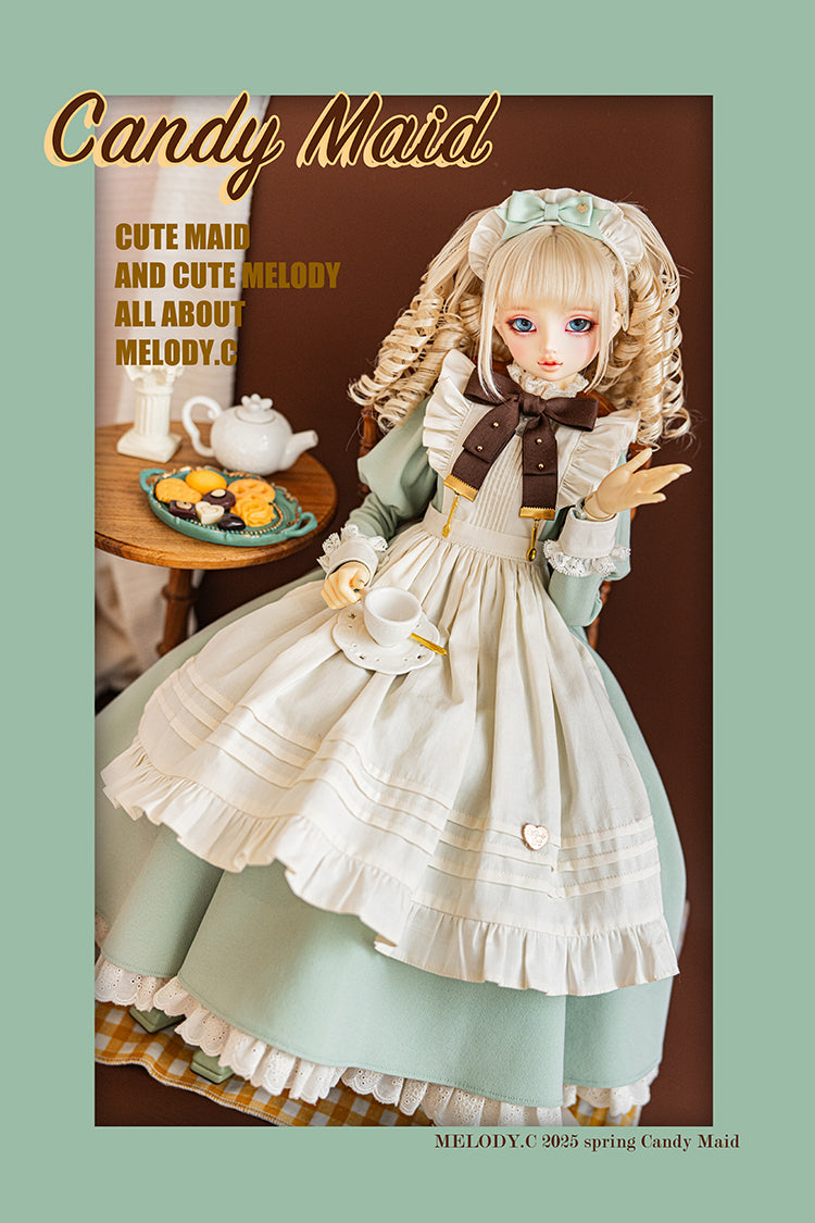 【SD/DD~SD16girl】 Candy Maid one-piece set long ver.