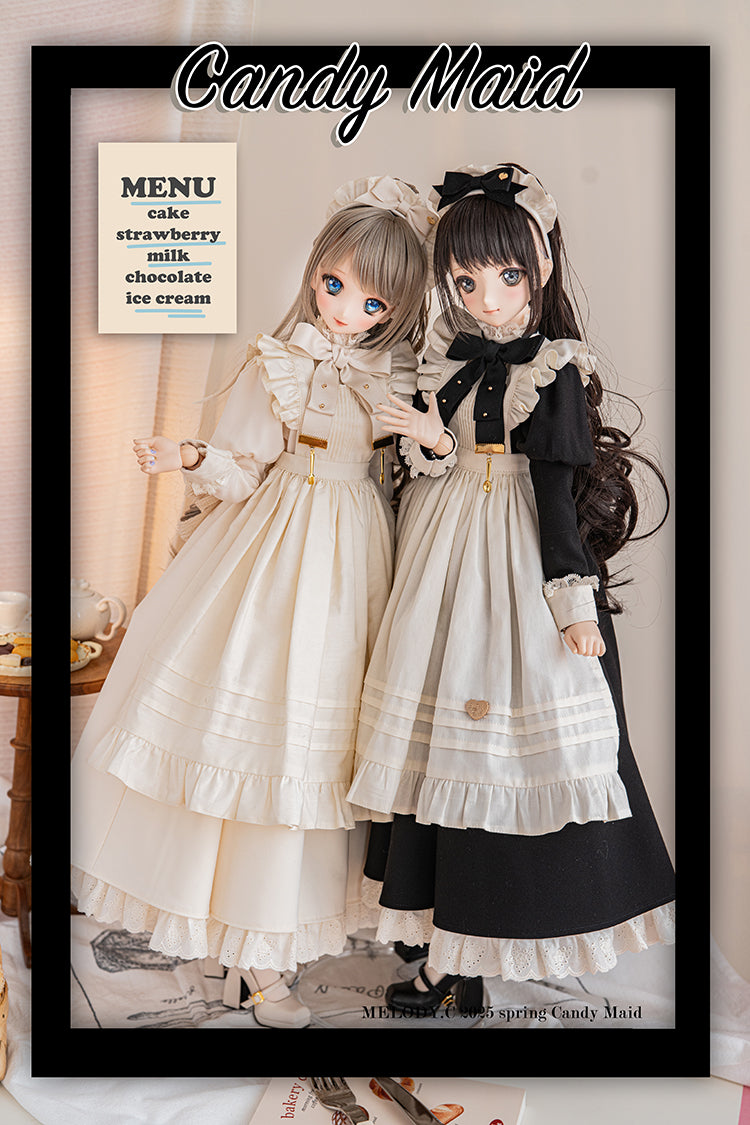 【SD/DD~SD16girl】 Candy Maid one-piece set long ver.