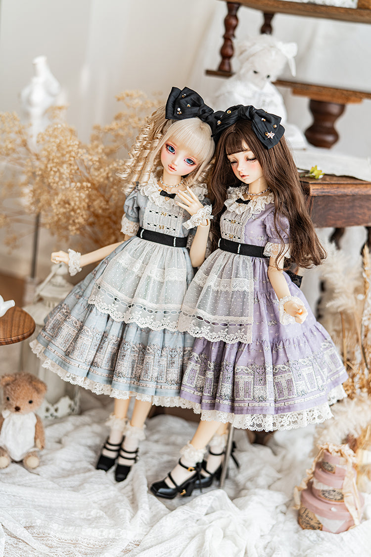 【SD/DD~SD16girl】 dreaming garden one-piece set