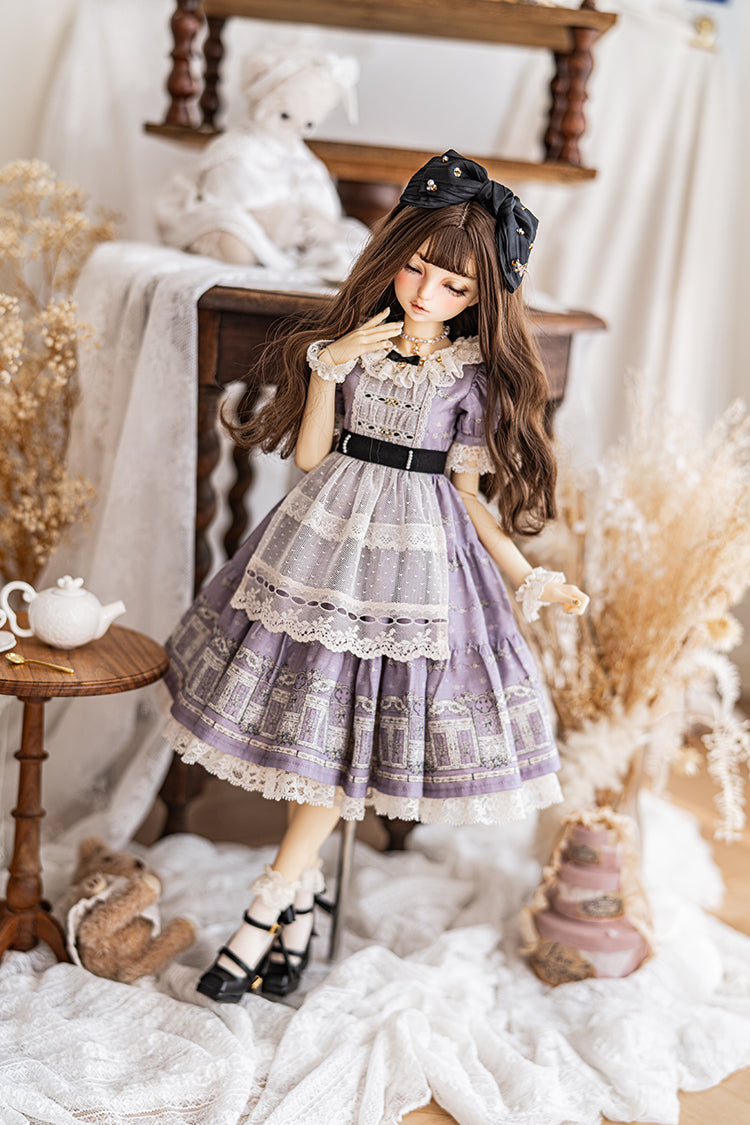 【SD/DD~SD16girl】 dreaming garden one-piece set