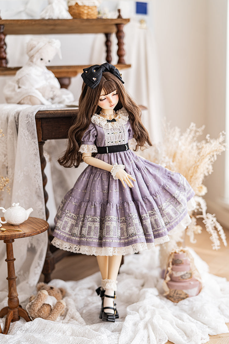 【SD/DD~SD16girl】 dreaming garden one-piece set