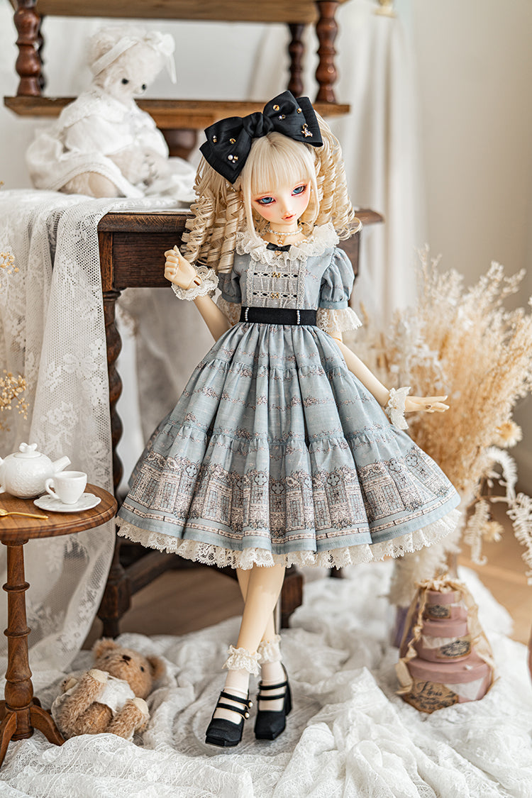 【SD/DD~SD16girl】 dreaming garden one-piece set