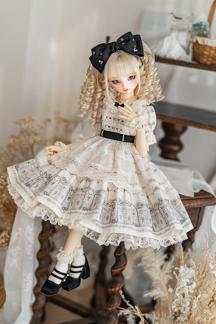 【SD/DD~SD16girl】 dreaming garden one-piece set