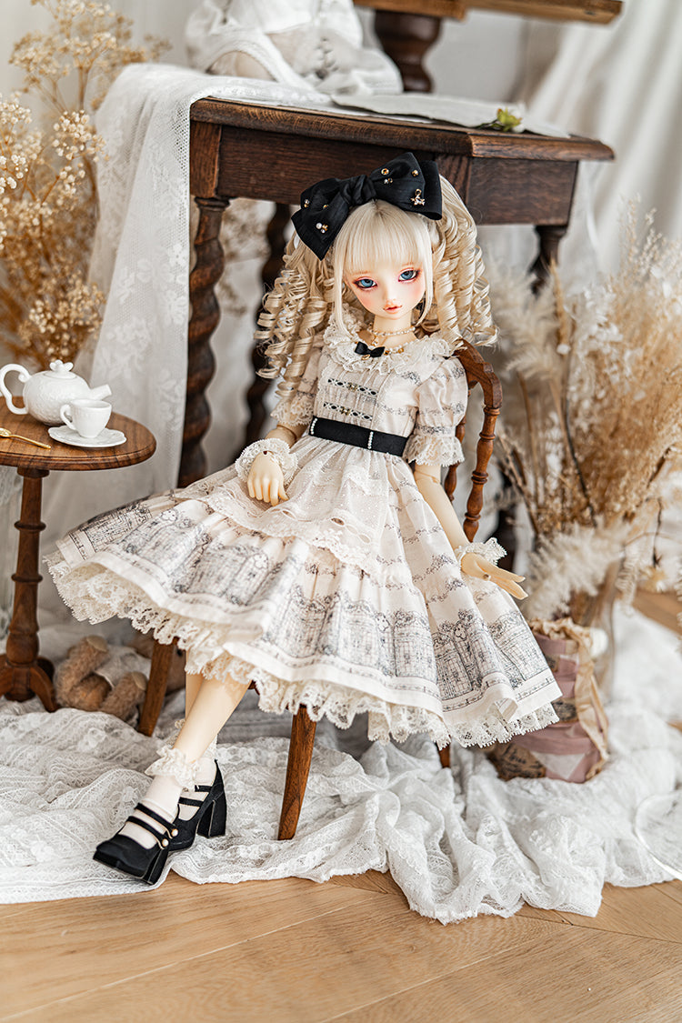 【SD/DD~SD16girl】 dreaming garden one-piece set