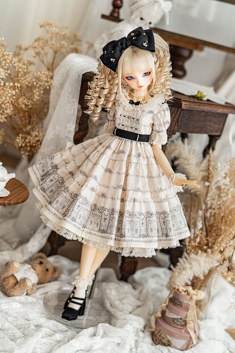 【SD/DD~SD16girl】 dreaming garden one-piece set