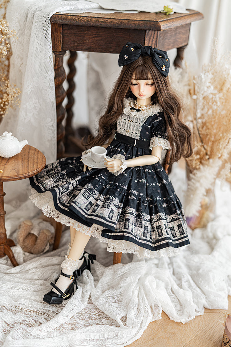 【SD/DD~SD16girl】 dreaming garden one-piece set