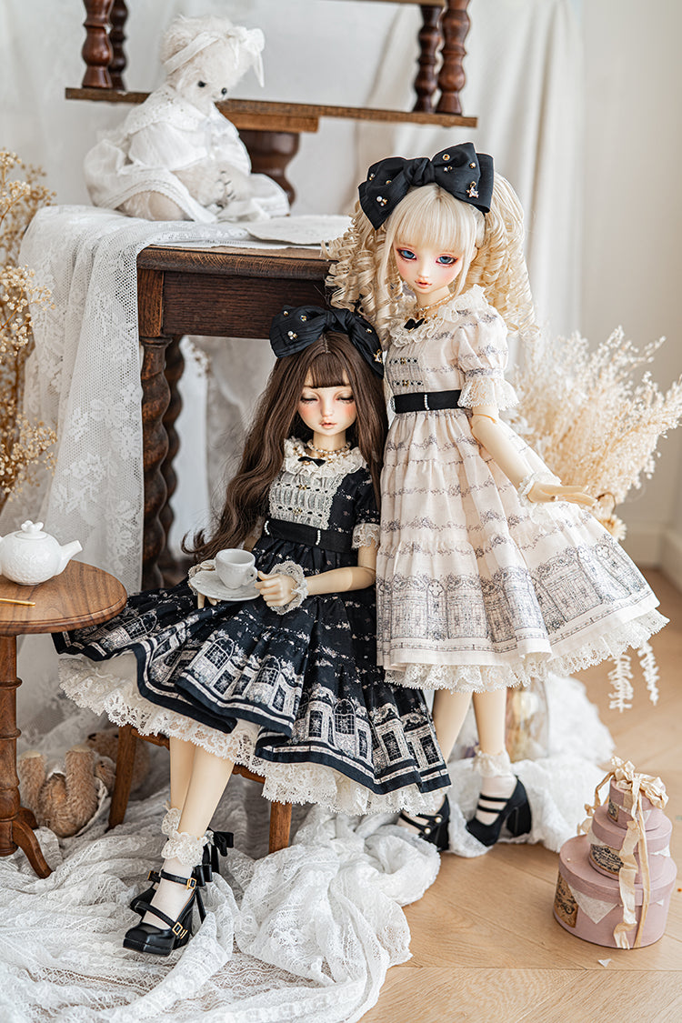 【SD/DD~SD16girl】 dreaming garden one-piece set