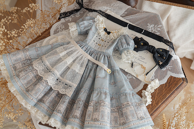 【SD/DD~SD16girl】 dreaming garden one-piece set