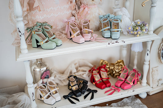 【1/3girl heel foot＆DD】Mary Jane Shoes 4.0