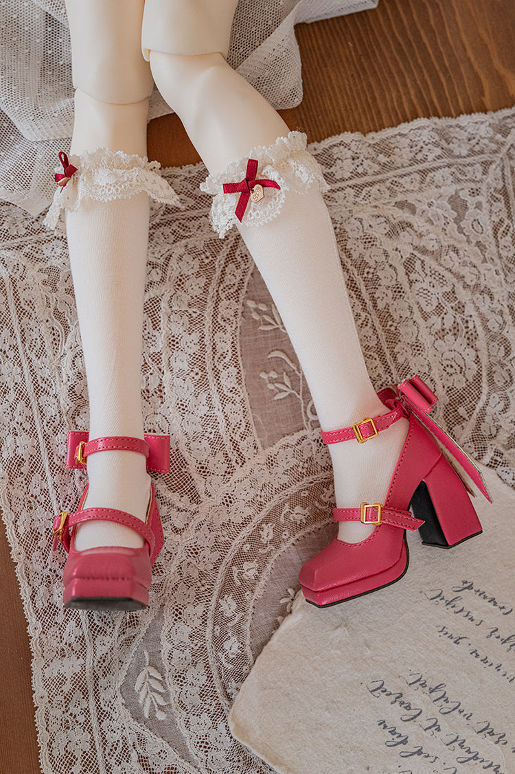 【1/3girl heel foot＆DD】Mary Jane Shoes 4.0