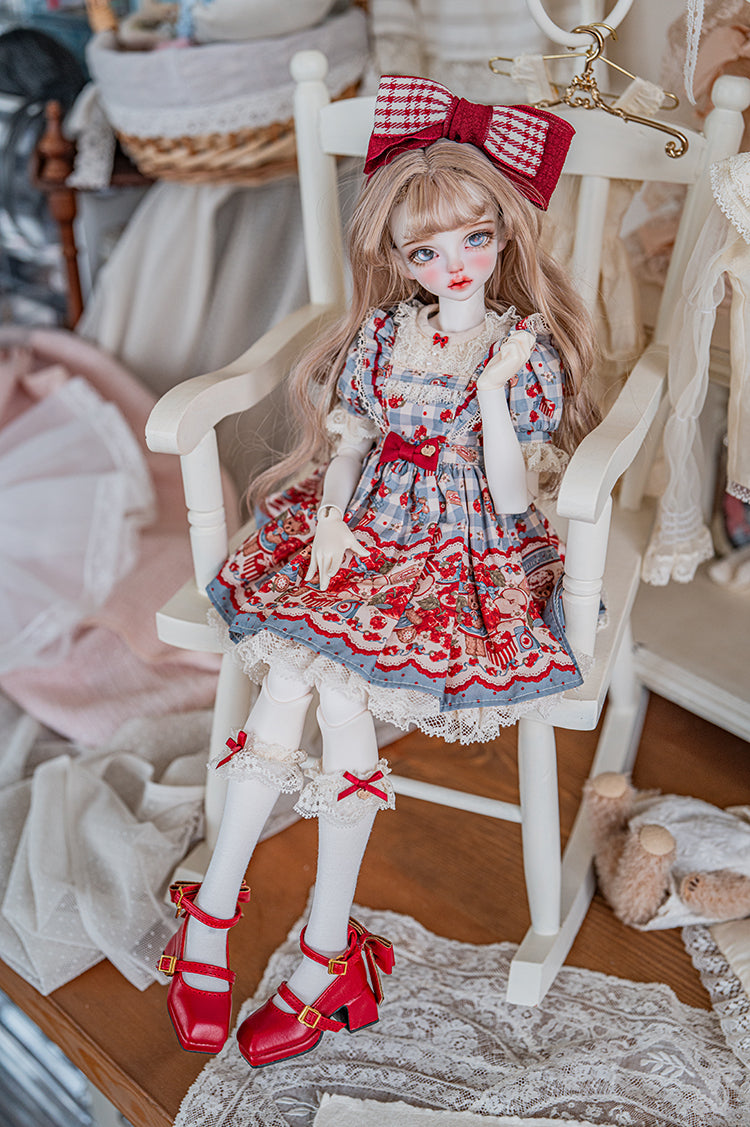 【1/4 doll moveable foot/MDD】Mary Jane Shoes 4.0