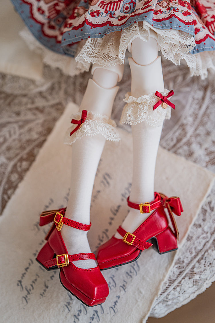 【1/4 doll moveable foot/MDD】Mary Jane Shoes 4.0