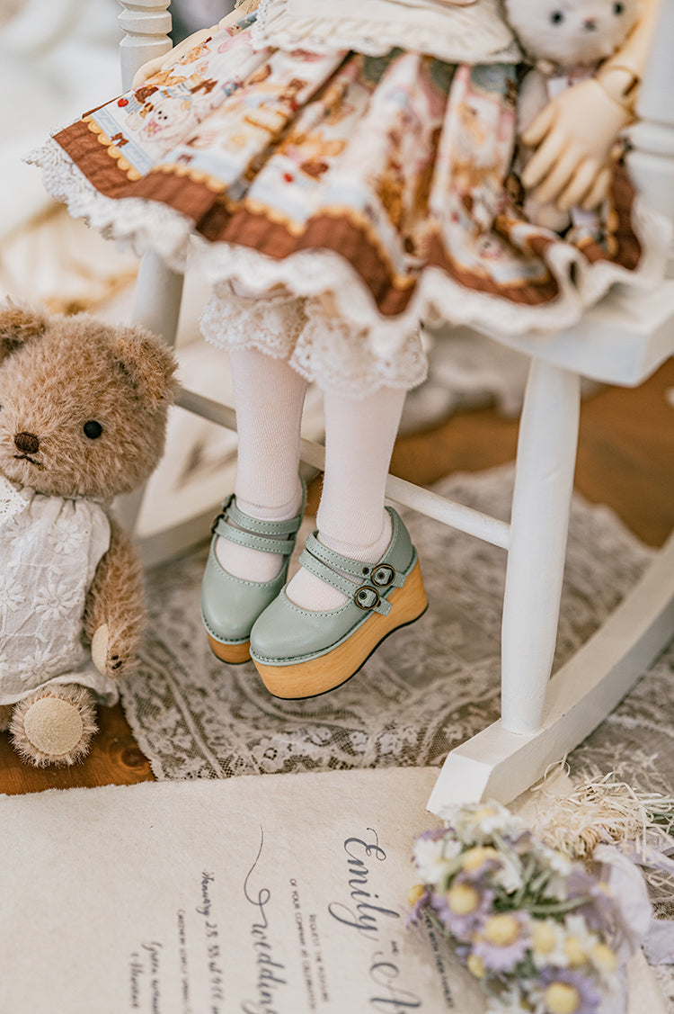 【SDM/MDD】Two Belt Platform lolita Shoes