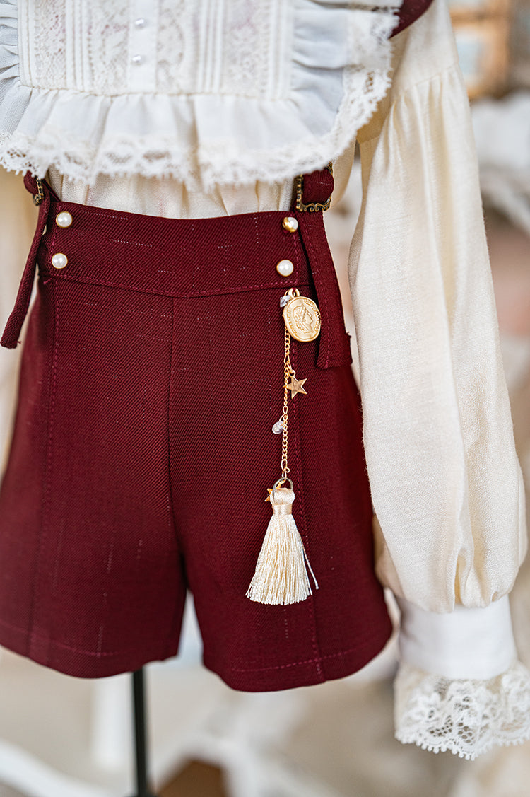 【SD13~SD17boy】 rose garden 3.0 suspender short pants