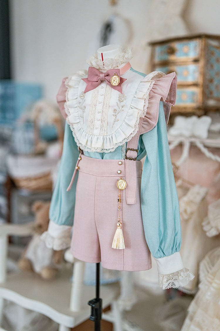 【SD13~SD17boy】 rose garden 3.0 suspender short pants