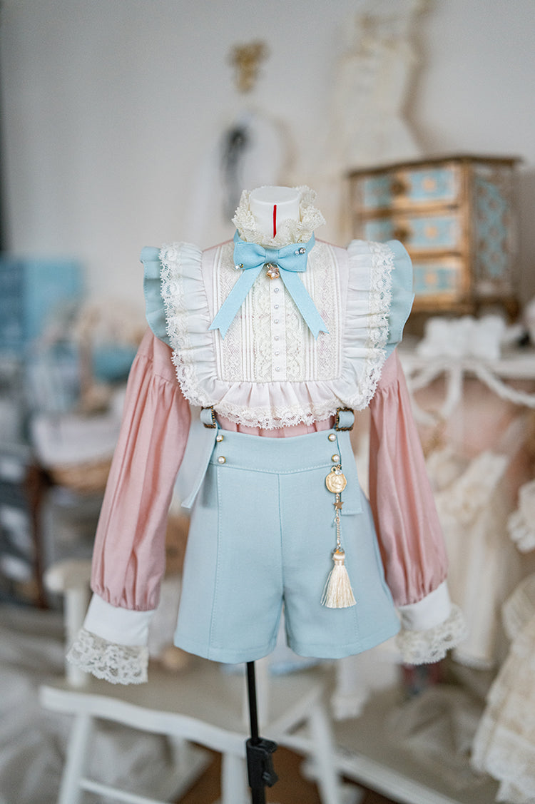 【SD13~SD17boy】 rose garden 3.0 suspender short pants