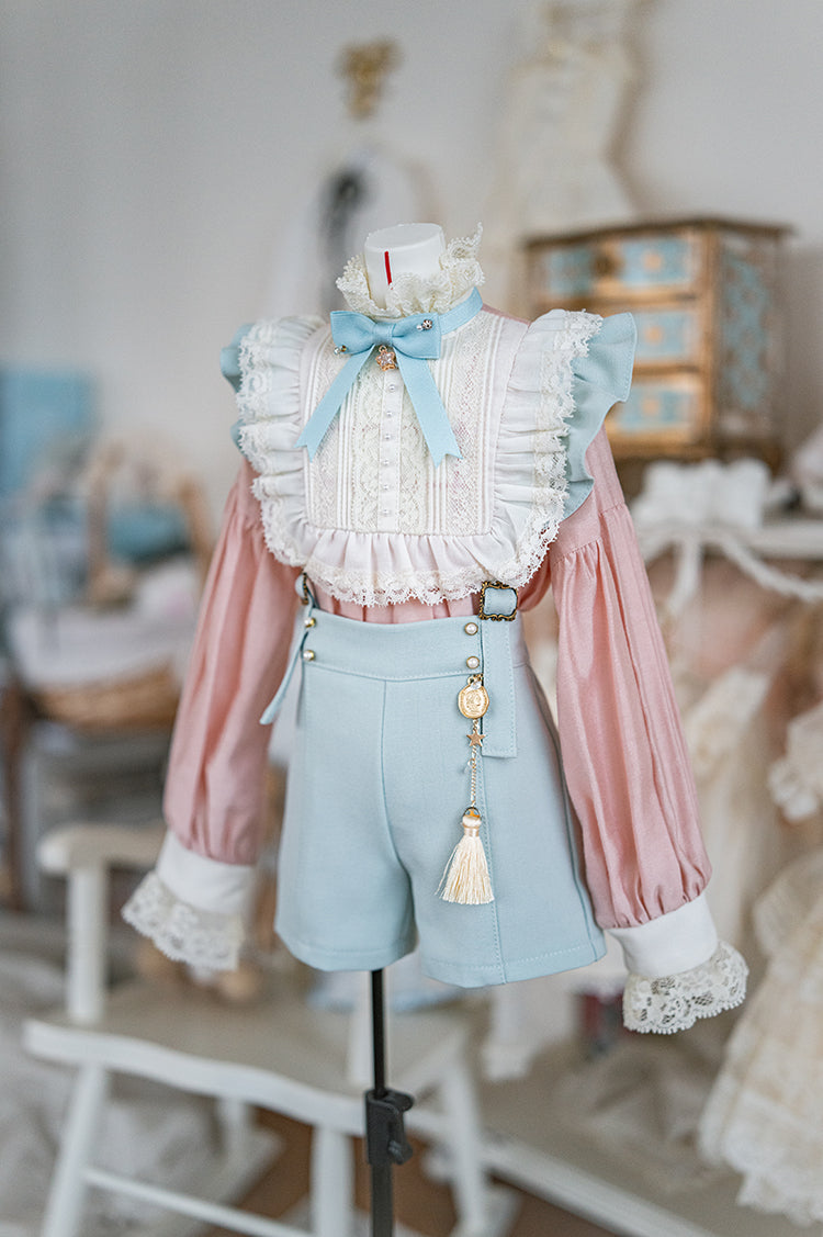 【SD13~SD17boy】 rose garden 3.0 suspender short pants