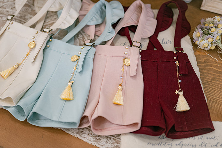 【SD13~SD17boy】 rose garden 3.0 suspender short pants