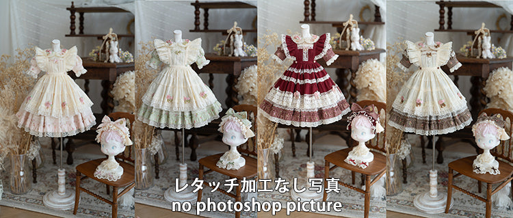 【SD/DD~SD16girl】 rose garden ver.2 one-piece set