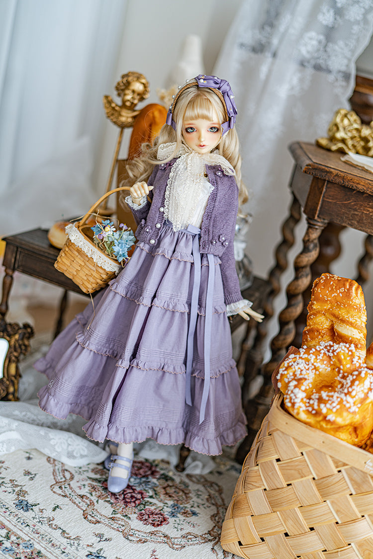 SD/DD~SD16girl】 Afternoon tea pin tuck skirt – Doll Workshop MELODY.C