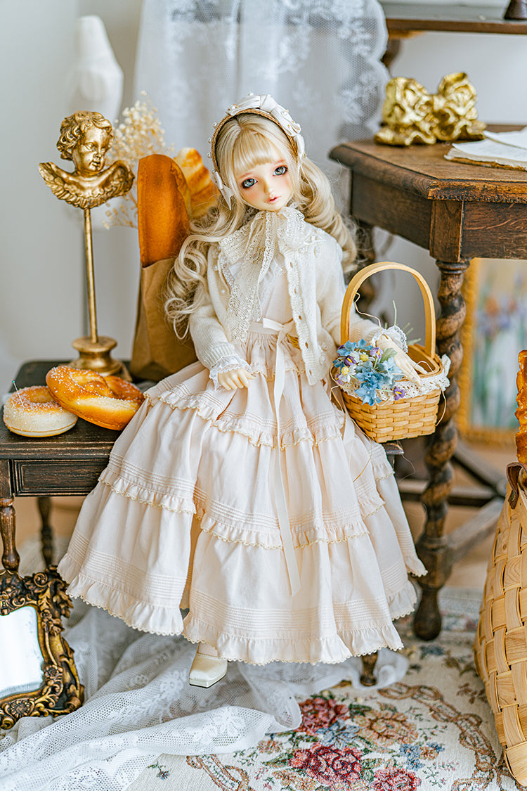 SD/DD~SD16girl】 Afternoon tea pin tuck skirt – Doll Workshop MELODY.C