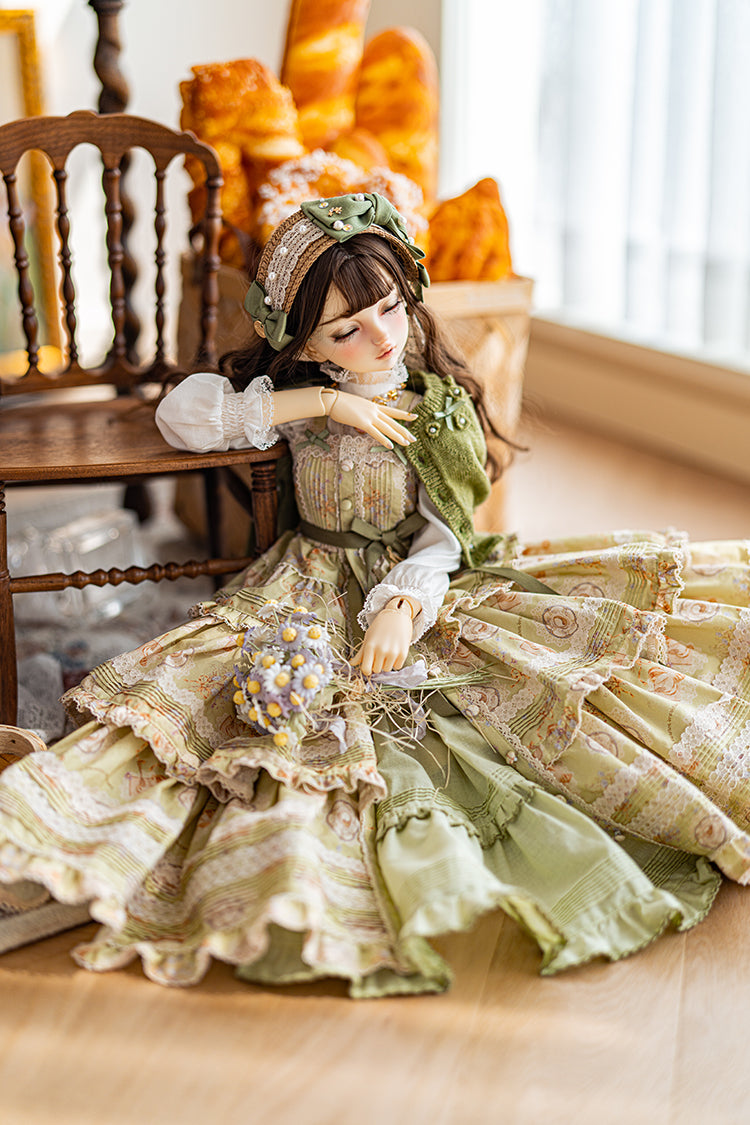 SD/DD~SD16girl】 Afternoon tea flower sweater – Doll Workshop MELODY.C