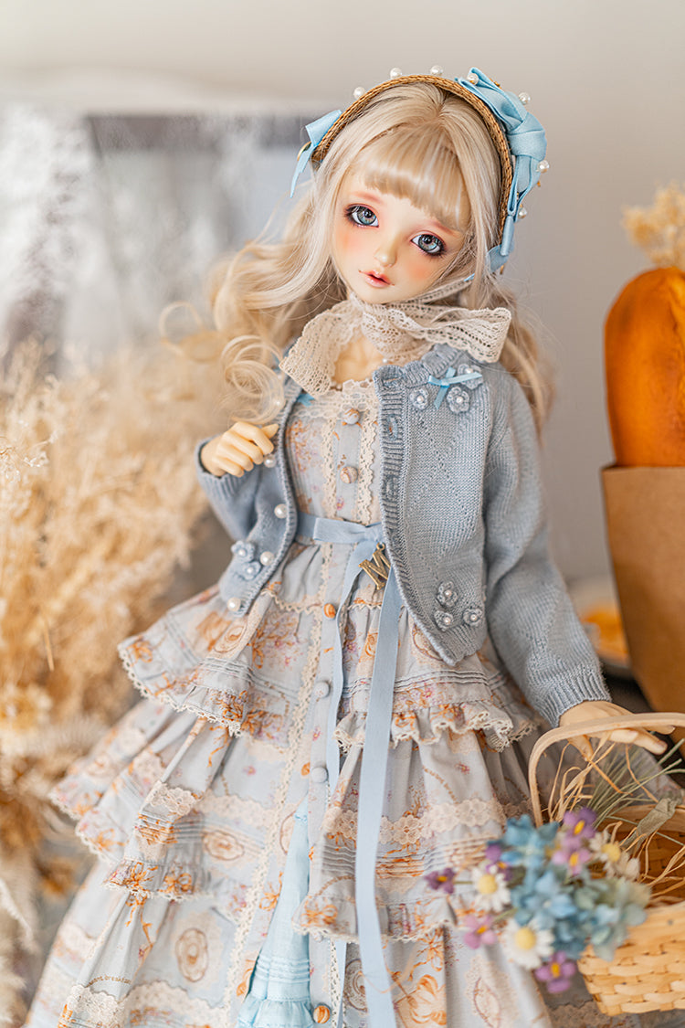 【SD/DD~SD16girl】 Afternoon tea flower sweater