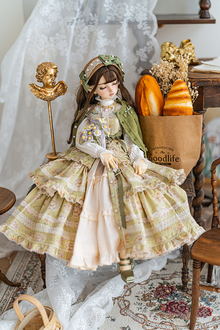 SD/DD~SD16girl】 Afternoon tea pin tuck skirt – Doll Workshop MELODY.C